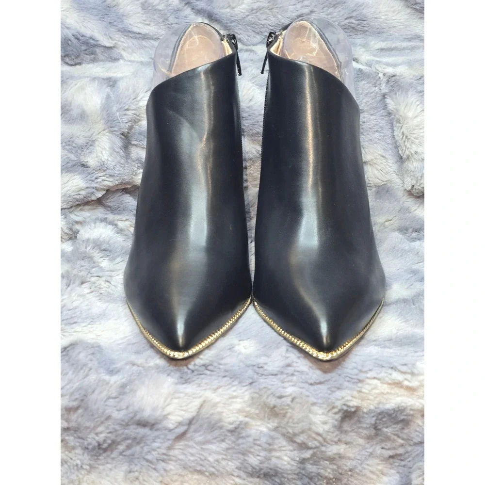 NEW BCBGeneration Women's Hadix Ankle Booties in Black W/ metal details‎ Size 10